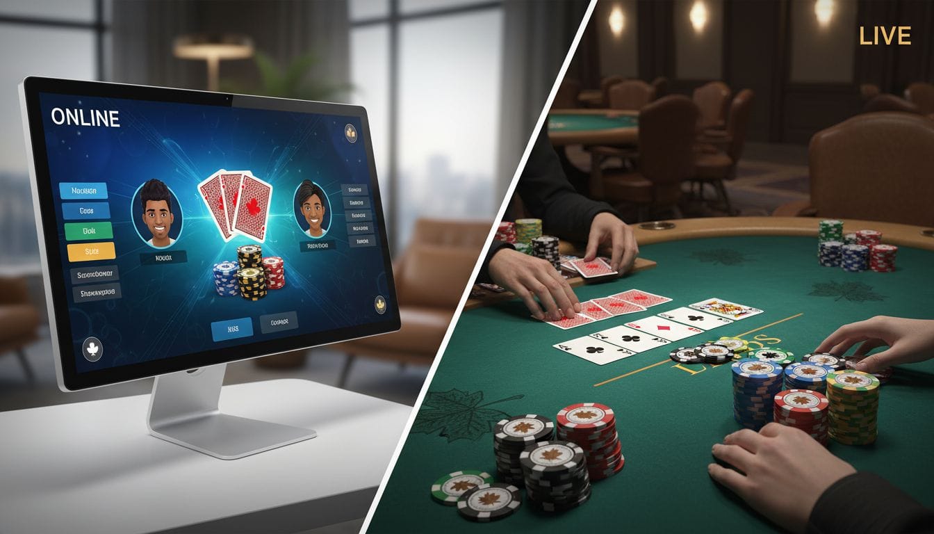 Online Poker vs Live Poker | The Differences